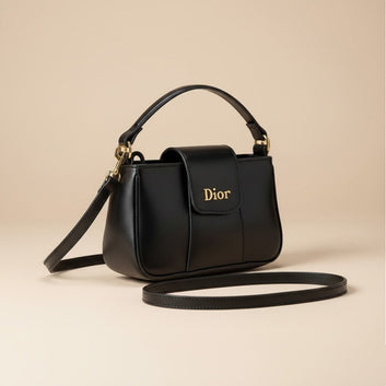 Elegant Black Dior Handbag