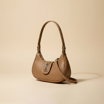 Sleek YSL Light Brown Handbag